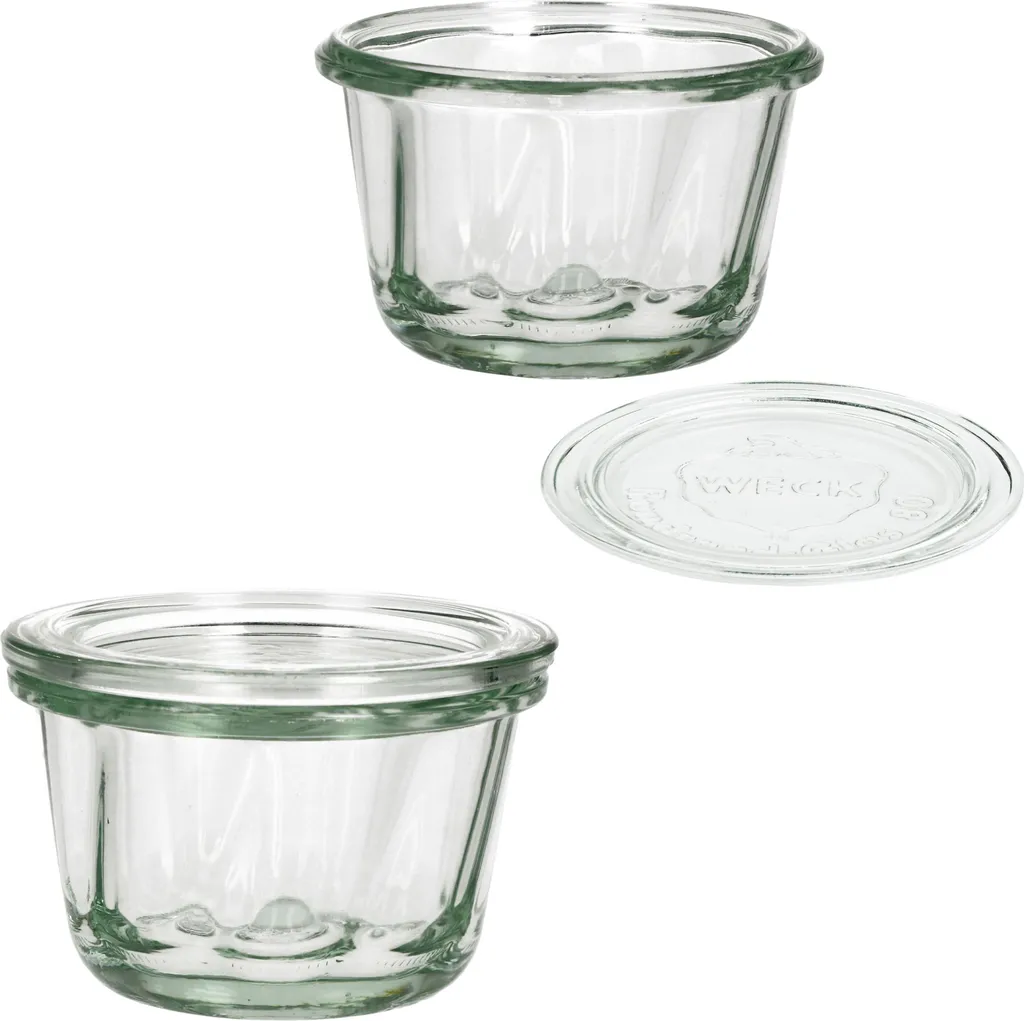 12er Set WECK Gugelhupf Glas Sturz-Form 165ml + 12x Glas-Deckel + Heft 4 12er Set WECK Gugelhupf Glas Sturz-Form 165ml + 12x Glas-Deckel + Heft – Bild 4