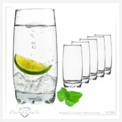 Trinkgläser Set 6 Teilig 350ml Geformter Boden Wassergläser Saftgläser 13 Trinkgläser Set 6 Teilig 350ml Geformter Boden Wassergläser Saftgläser -Küche Produkt Geschäft 791214f879276db4183b5a34b6be794a