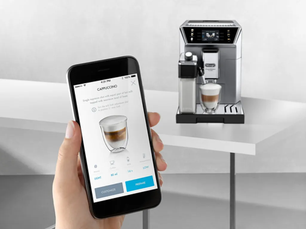 De'Longhi Delonghi Ecam 550.85.MS Primadonna Class Silber Kaffeevollautomat Kegel-Mahlwerk 5 De'Longhi Delonghi Ecam 550.85.MS Primadonna Class Silber Kaffeevollautomat Kegel-Mahlwerk – Bild 5