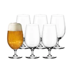 LEONARDO 061451 Ciao+ Biertulpe, Glas, 410ml, H 16cm, Klar (6 Stück) 22 LEONARDO 061451 Ciao+ Biertulpe, Glas, 410ml, H 16cm, Klar (6 Stück) -Küche Produkt Geschäft 7c3d03750f5396f45408829432fd8b25