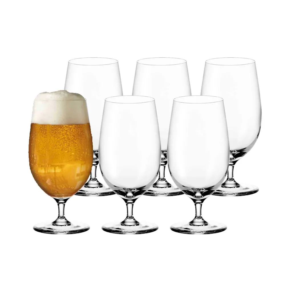 LEONARDO 061451 Ciao+ Biertulpe, Glas, 410ml, H 16cm, Klar (6 Stück) 10 LEONARDO 061451 Ciao+ Biertulpe, Glas, 410ml, H 16cm, Klar (6 Stück) – Bild 10