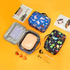 Kinder Lunchbag Picknicktasche Lunchpaket Kühltasche Mini-Isoliertasche Für Damen Herren, Studenten Dinosaurier -Küche Produkt Geschäft 7c6cf1532d12d07fef510a89d220fa69