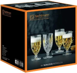 Nachtmann Noblesse Bierkelch 425 Ml, Klar (4er Pack) -Küche Produkt Geschäft 7d2dee4bd2c5605733411dd83f00e639