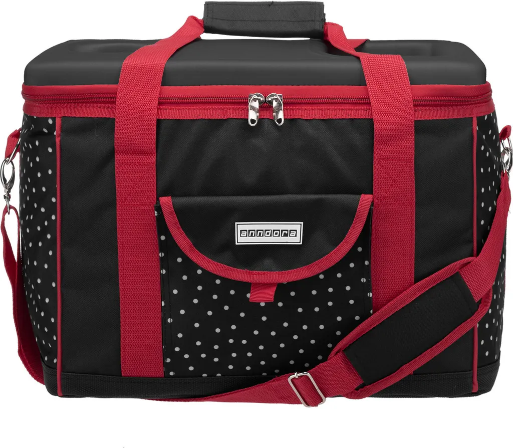 Riesige Kühltasche Picknicktasche XL Schwarz Weiß - Snövit - Schwarz 4 Riesige Kühltasche Picknicktasche XL Schwarz Weiß - Snövit - Schwarz – Bild 4