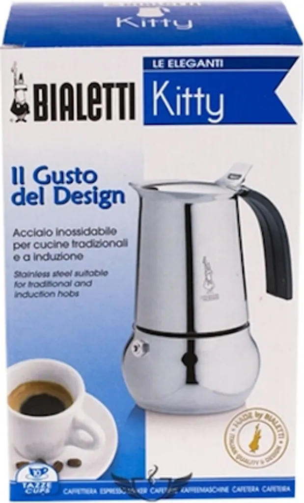 Bialetti Espressokocher Kitty 10 Tassen Inkl. 100g Perfetto Moka Classico 6 Bialetti Espressokocher Kitty 10 Tassen Inkl. 100g Perfetto Moka Classico – Bild 6
