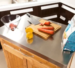 SoBuy Küchenwagen Aus Bambus Mit Edelstahltop, Servierwagen FKW13-N -Küche Produkt Geschäft 7fd4ae1fa17fe245f4fb85a2db86615c