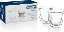 De'Longhi DeLonghi Cappuccino 2er Doppelwandiges Thermoglas 12 De'Longhi DeLonghi Cappuccino 2er Doppelwandiges Thermoglas -Küche Produkt Geschäft 803b3603aedffd39ddee1ebbc02668a9