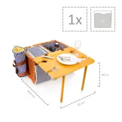 Sänger SÄNGER Picknickkorb Borkum Mit Integriertem Tisch & Kühltasche 25 Teilig Für 4 Personen 10 Sänger SÄNGER Picknickkorb Borkum Mit Integriertem Tisch & Kühltasche 25 Teilig Für 4 Personen -Küche Produkt Geschäft 81631da3fec311cf0b04d84d7264d51a