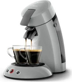 Philips Senseo Kaffeepadmaschine HD 6553/70 Original, Farbe Hellgrau