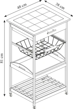 Kesper Küchenwagen Mit Fliesen 2577613 11 Kesper Küchenwagen Mit Fliesen 2577613 -Küche Produkt Geschäft 865ecfd947513bcf75286a4b743fc327