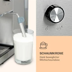 Klarstein Pausa Espressomaker, Siebträgermaschine Mit 1350 Watt, Espressomaschine 20 Bar Druck, Siebträger Kaffeemaschine Mit Wassertank: 1,4 Liter Edelstahl ,silber -Küche Produkt Geschäft 869e75dc4dc1b1cd1a58d5a3fe4c4d6c