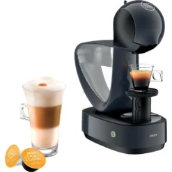 Krups Kapselmaschine KP 173B Nescafe Dolce Gusto Infinissima Cosmic-Grey, Farbe:Cosmic-Grau -Küche Produkt Geschäft 87d622501c7d1cc83006217dbf537b9c