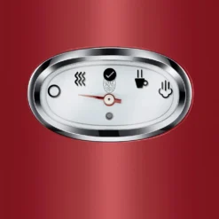 Russell Hobbs Espressomaschine Retro Rot Siebträger (15 Bar, 2 Tassen-Einsätze, 1,1l Abnehmbarer Wassertank, Dampf-Milchschaumdüse, Portionierlöffel Mit Tamper) Kaffeemaschine -Küche Produkt Geschäft 88ba46f486ad1bb223922150bff89799