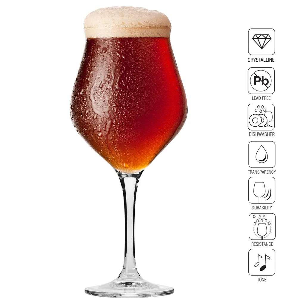 KROSNO Avant-Garde Bier-Tulpen Bier-Gläser, 6er-Set, 420 Ml 3 KROSNO Avant-Garde Bier-Tulpen Bier-Gläser, 6er-Set, 420 Ml – Bild 3