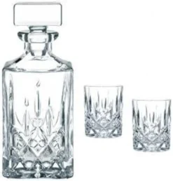 Nachtmann 0091899-0 Noblesse Whisky-Set, 1 X Karaffe/Dekanter + 2 X Whisky-Becher, Klar (1 Set) -Küche Produkt Geschäft 8ae5e73377d631972651f81eed37195b