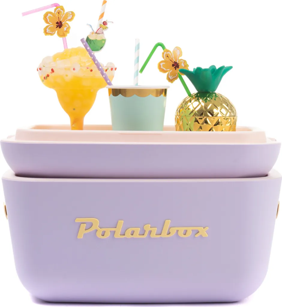 Kühlbox | Passive Kühlbox | Kühltaschen Polar In Retro Vintage Design Aus Kunststoff Mit Polystyrol (Airpop) Thermische Isolierung, 20L In Lila 3 Kühlbox | Passive Kühlbox | Kühltaschen Polar In Retro Vintage Design Aus Kunststoff Mit Polystyrol (Airpop) Thermische Isolierung, 20L In Lila – Bild 3