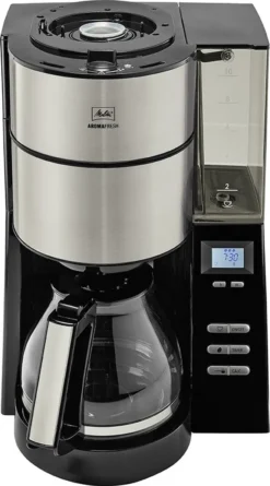 MELITTA 1021-02 Aroma Fresh Kaffeeautomat Mit Timer Und Mahlwerk Schwarz, Farbe:Schwarz -Küche Produkt Geschäft 8b6763891a6f86d6ebb13b7702aea30e