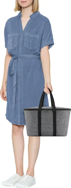 Reisenthel Coolerbag Twist Silver Kühltasche Faltbar 20 L - Twist Silver -Küche Produkt Geschäft 8c0c33048b525442b36131924e87af49