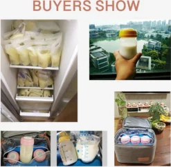 Muttermilch-Kühltasche Mit Kühlakkus, Doppellagig, Passend Für 3 Flaschen, Bis Zu 255 Ml, Für Stillen, Muttermilch, Pumpbeutel, Rucksack ,Denim Blue -Küche Produkt Geschäft 8d12197cb387ceb7fc9ddbd976b93ca9