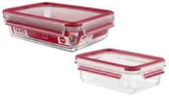 Emsa Clip & Close Glas Frischhaltedose Rechteckig 3,0 L, 513922 -Küche Produkt Geschäft 8e5d85eaeb452b77726f10ff3170b02f
