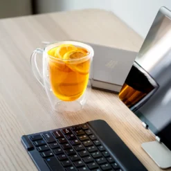 Wessper Doppelwandig Kaffeegläser Mit Henkel, 6 Stück X 350 Ml, Großes Hitzebeständiges Doppelwandglas, Thermogläser, Kaffeegläser Temperaturbeständig Mokkatassen, Teegläser, Latte Machiatto Gläser -Küche Produkt Geschäft 8eae50403e1d9facbc0e83be9af20155