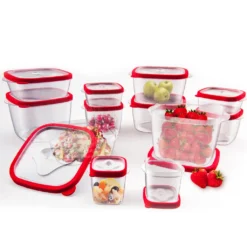 Deuba Frischhaltedosen Mit Deckel 24-tlg. Kunststoff BPA-Frei Spülmaschinen- Und Mikrowellengeeignet 6 Größen 120ml Bis 1700 Ml Küche Vorratsdosen, Farbe:rot 8 Deuba Frischhaltedosen Mit Deckel 24-tlg. Kunststoff BPA-Frei Spülmaschinen- Und Mikrowellengeeignet 6 Größen 120ml Bis 1700 Ml Küche Vorratsdosen, Farbe:rot -Küche Produkt Geschäft 8ec0335d0841fefed6fe934e9c45fc93