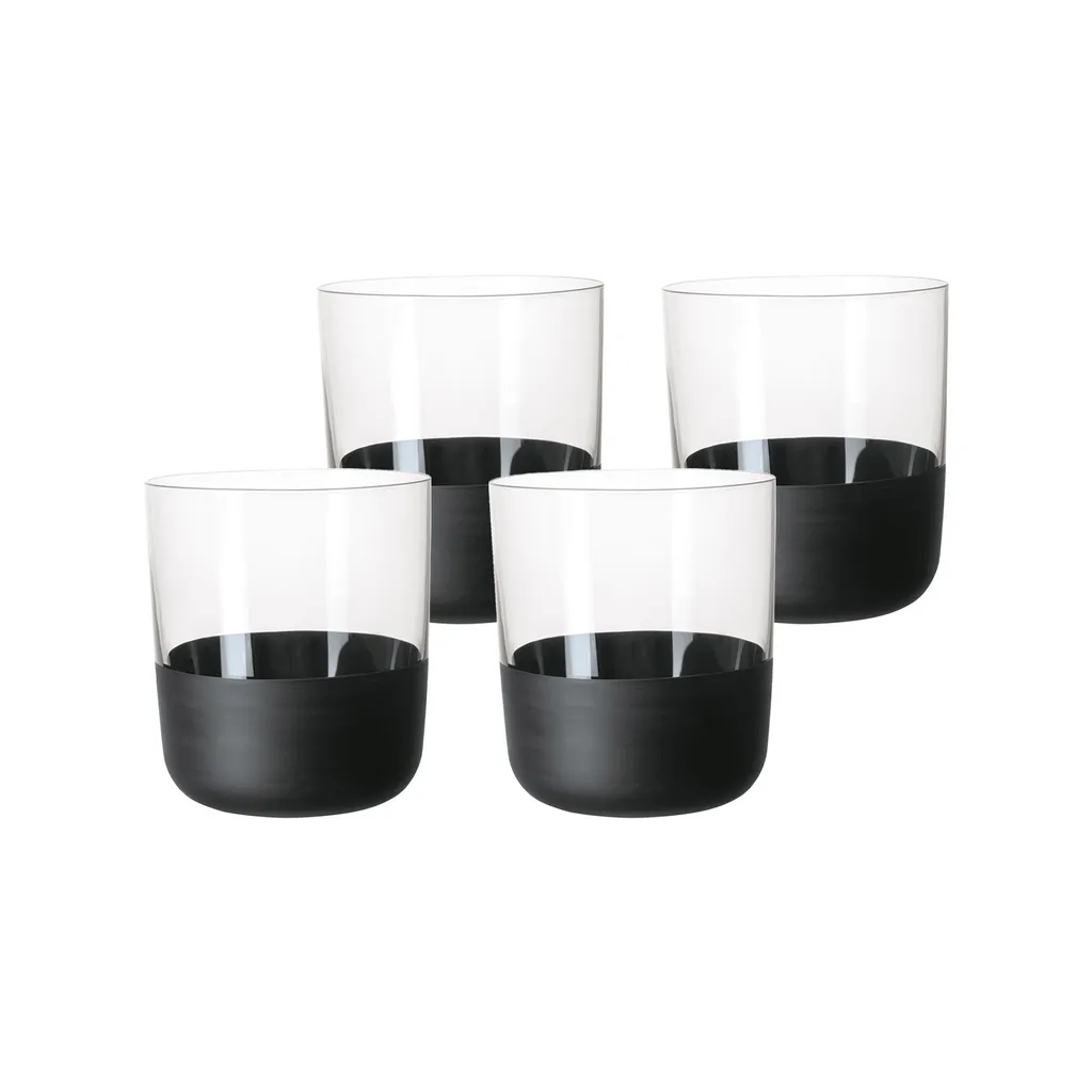 Villeroy & Boch Manufacture Rock Whiskybecher Glas Set 4-tlg. 250 Ml 4 Villeroy & Boch Manufacture Rock Whiskybecher Glas Set 4-tlg. 250 Ml – Bild 4