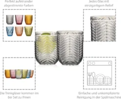 Sänger SÄNGER Trinkgläser Set Porto 6 Teilig -Küche Produkt Geschäft 901d25e552dcbec774c5ee7df92e4cbb