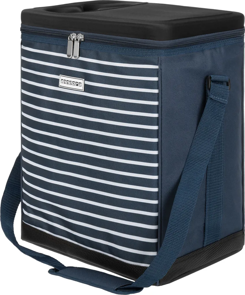 Anndora Kühltasche 32 Liter Navy Blau Weiß - Kühleinsatz -reisenthel Carrycruiser Kompatibel - Blau-weiss Gestreift 1 Anndora Kühltasche 32 Liter Navy Blau Weiß - Kühleinsatz -reisenthel Carrycruiser Kompatibel - Blau-weiss Gestreift