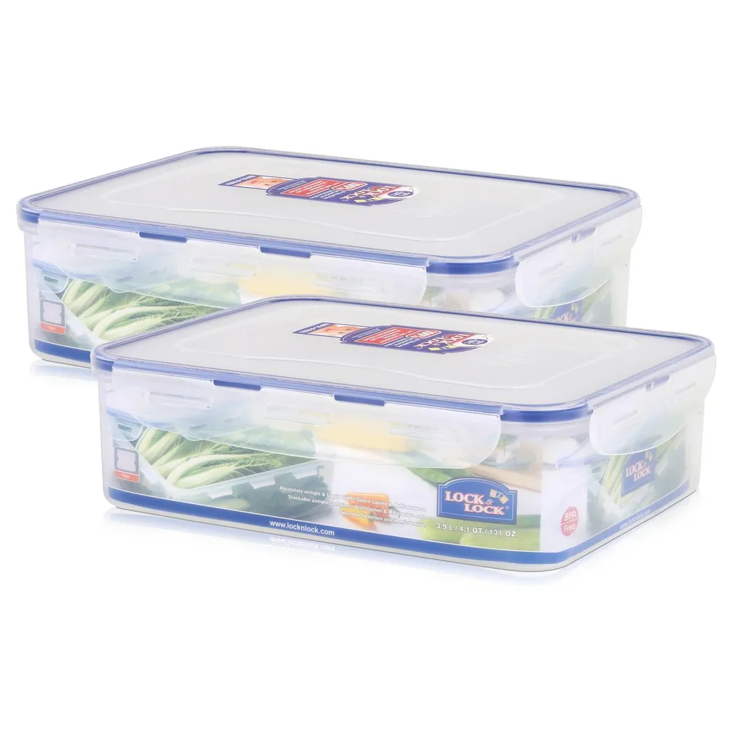 Lock & Lock Lock&Lock HPL834 Multifunktionsbox 3,9L - Luft Und Wasserdicht (2er Pack) 1 Lock & Lock Lock&Lock HPL834 Multifunktionsbox 3,9L - Luft Und Wasserdicht (2er Pack)