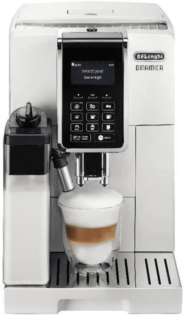 Delonghi ECAM 353.75.W Dinamica Kaffeevollautomat Weiß 1450 Watt 1,8L Tank 1 Delonghi ECAM 353.75.W Dinamica Kaffeevollautomat Weiß 1450 Watt 1,8L Tank