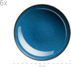 Mäser 931946 Tafelservice Ossia Für 6 Personen, Steinzeug, Blau (1 Set, 12-teilig) 10 Mäser 931946 Tafelservice Ossia Für 6 Personen, Steinzeug, Blau (1 Set, 12-teilig) -Küche Produkt Geschäft 97ff2b5d137088eb861acc10459e7388