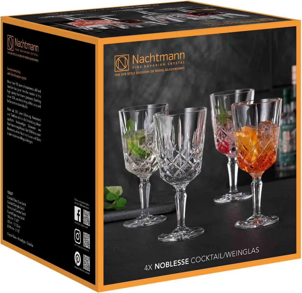 NACHTMANN Cocktail/Weinglas Noblesse 355ml 4er Set 1 Stck. 801366 (EKB) 10 NACHTMANN Cocktail/Weinglas Noblesse 355ml 4er Set 1 Stck. 801366 (EKB) – Bild 10