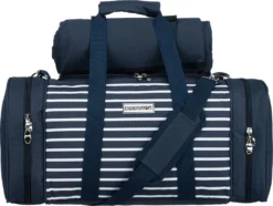 Anndora Picknick Kühltasche + Decke + Zubehör - Blau Weiß Gestreift - Blau 9 Anndora Picknick Kühltasche + Decke + Zubehör - Blau Weiß Gestreift - Blau -Küche Produkt Geschäft 9a3288ae3a3ae3607d48e2bd4baa0728