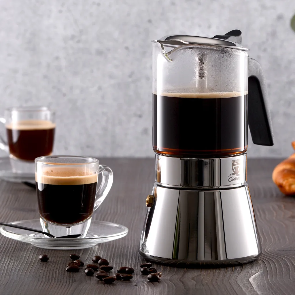 GRÄWE Espressokocher Mit Glaskanne, 9 Tassen 15 GRÄWE Espressokocher Mit Glaskanne, 9 Tassen – Bild 15
