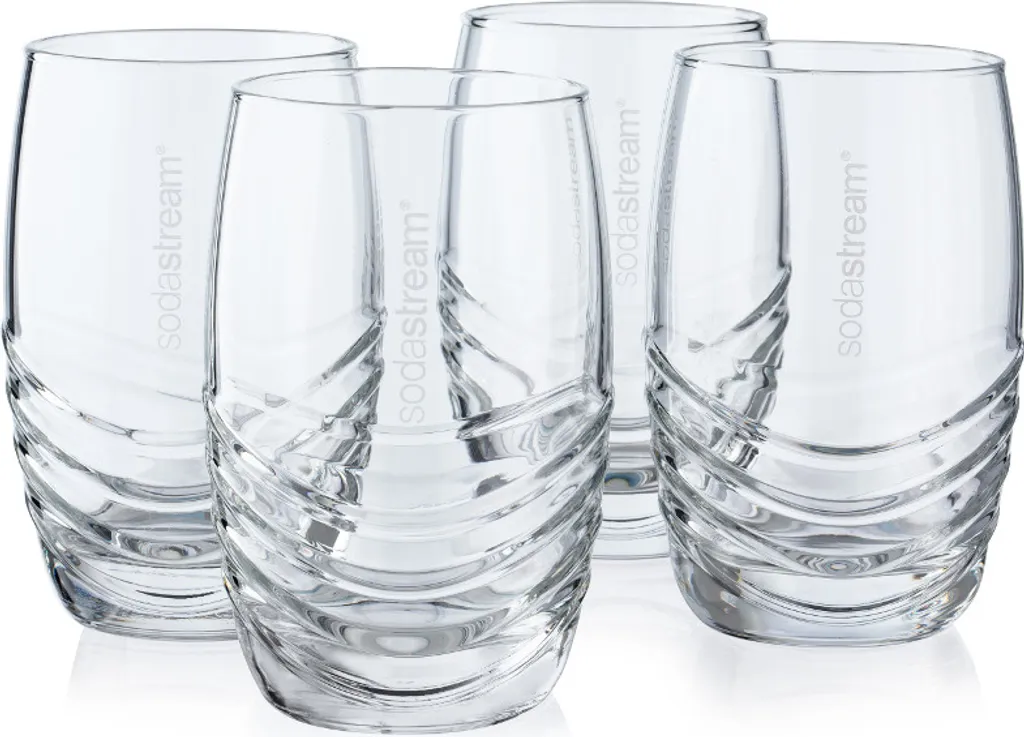 Sodastream Trinkglas 4er-Pack, Passend Zu Sodastream-Glaskaraffen 2 Sodastream Trinkglas 4er-Pack, Passend Zu Sodastream-Glaskaraffen – Bild 2