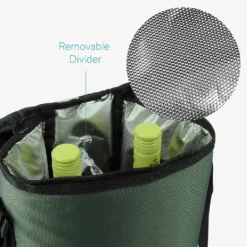 Navaris Kühltasche Für 2x Weinflasche - Kühler Tasche Für 2 Flaschen Wein Prosecco Oder 4 Bierdosen - Flaschentasche Mit Tragegurt In Grau -Küche Produkt Geschäft 9c475759b59c38e7af242bca50061899