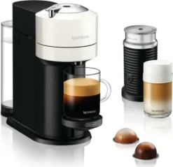 De'Longhi DeLonghi Nespresso-Kapselmaschine ENV 120.WAE VertuoNext Weiß Inkl. Aeroccino3