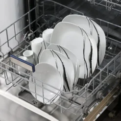 VEWEET Tafelservice 'Teresa' Aus Porzellan 20 Teilig, Geschirrset Beinhatlet Eierbecher, Kaffeetassen, Müslischalen, Dessertteller Und Flachteller, Geschirrservice Für 4 Personen -Küche Produkt Geschäft 9dea522d38977a4e6e6e04d24a8a609e