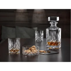 Nachtmann 0091899-0 Noblesse Whisky-Set, 1 X Karaffe/Dekanter + 2 X Whisky-Becher, Klar (1 Set) -Küche Produkt Geschäft 9edc70f7a03757d474eb291a365fd568