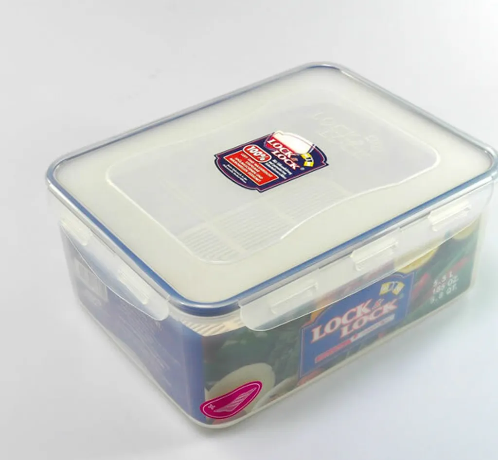 Lock&Lock HPL836 Vorratsdose 5,5L - Luft Und Wasserdicht - Rechteckig (1er Pack) 4 Lock&Lock HPL836 Vorratsdose 5,5L - Luft Und Wasserdicht - Rechteckig (1er Pack) – Bild 4