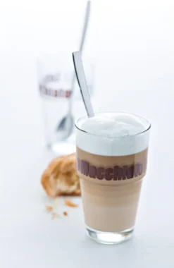 Leonardo Latte Macchiatto Becher 'Solo LM' Mit Löffel, 400ml, Ø 8,5 X 14,7cm (4er Set) -Küche Produkt Geschäft a01468947f249018d98d7f91b611516a