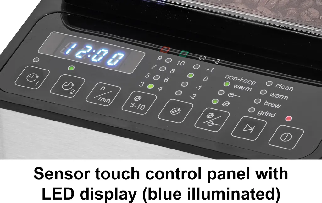 ProfiCook Kaffeeautomat Mit Mahlwerk PC-KA 1138 Edelstahl/schwarz Für 8-10 Tassen 5 ProfiCook Kaffeeautomat Mit Mahlwerk PC-KA 1138 Edelstahl/schwarz Für 8-10 Tassen – Bild 5