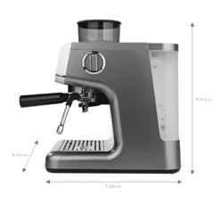 BEEM ESPRESSO-GRIND-PROFESSION Espresso-Siebträgermaschine Mit Mahlwerk - 15 Bar Espressomaschine Siebträger Maschine Barista Kaffee Mahlwerk Milchaufschäumer -Küche Produkt Geschäft a139a3c3a239abb4079d7d032ac9c508