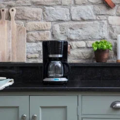 Russell Hobbs 24391-56 Inspire Black Digitale Kaffeemaschine Mit Timer, WhirlTech-Brühtechnologie, 1,25 L Glaskanne, 1100 Watt -Küche Produkt Geschäft a18a779e96c1da4597f0b2ef765ef1b7