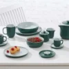 Kaffee- Und Tafelservice 42 Tlg. Jasper Grün
