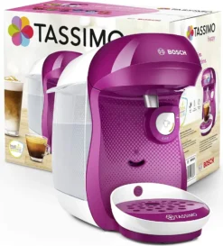 Bosch TASSIMO HAPPY Wild Purple +20 € Gutschein 1400 Watt 0,7 Liter Wassertank -Küche Produkt Geschäft a374b651e40e540adf9056af6e451fef
