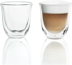 De'Longhi DeLonghi Cappuccino 2er Doppelwandiges Thermoglas 19 De'Longhi DeLonghi Cappuccino 2er Doppelwandiges Thermoglas -Küche Produkt Geschäft a586d46320137455917bb7316d988c06