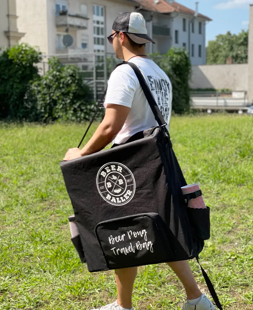 BeerBaller® Travel Bag - Beer Pong Tisch Tragetasche Inkl. Kühl- Und Becherfach 8 BeerBaller® Travel Bag - Beer Pong Tisch Tragetasche Inkl. Kühl- Und Becherfach – Bild 8