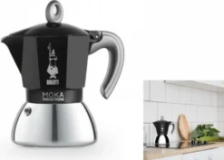 Bialetti MOKA 4TZ Induction Nera -Küche Produkt Geschäft a86108585d3ae0b3ddef22e38e40beb0